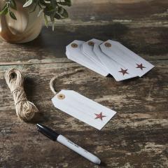 85091-Faceted-Barn-Star-Barnwood-Paper-Tag-Barn-Red-4.75x2.25-w-Twine-Set-of-50-image-1