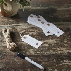 85093-Faceted-Barn-Star-Barnwood-Paper-Tag-Barn-Red-3.75x1.75-w-Twine-Set-of-50-image-1