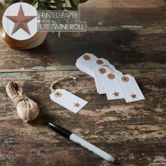 85095-Faceted-Barn-Star-Barnwood-Paper-Tag-Barn-Red-2.75x1.5-w-Twine-Set-of-50-image-5