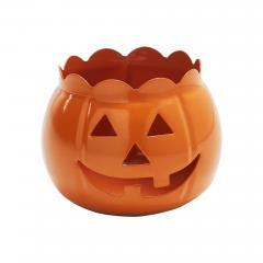 85289-Tealight-Holder-Jack-O-Lantern-Orange-3x3.5x3.5-image-2