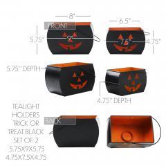 85291-Tealight-Holders-Trick-Or-Treat-Black-Set-of-2-image-6