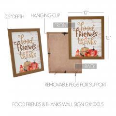 85378-Food-Friends-Thanks-Wall-Sign-12x10-image-6