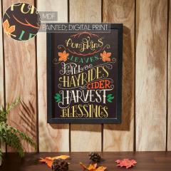 85384-Harvest-Blessings-Phrases-Black-Border-Wall-Sign-16x12-image-7