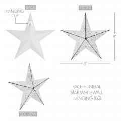 85041-Faceted-Metal-Star-White-Wall-Hanging-8x8-image-5