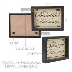 85395-Bountiful-Blessings-w-Arrows-MDF-Wall-Sign-8x10.5x1.5-image-6