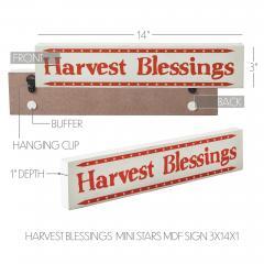85396-Harvest-Blessings-w-Mini-Stars-MDF-Sign-3x14x1-image-5