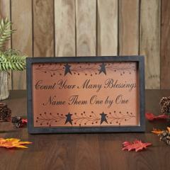 85397-Count-Your-Many-Blessings-Vine-Prim-Stars-MDF-Wall-Sign-9x14x1.5-image-1