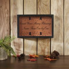 85397-Count-Your-Many-Blessings-Vine-Prim-Stars-MDF-Wall-Sign-9x14x1.5-image-2