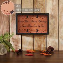 85397-Count-Your-Many-Blessings-Vine-Prim-Stars-MDF-Wall-Sign-9x14x1.5-image-7