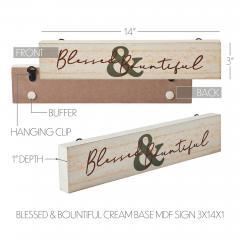 85398-Blessed-Bountiful-Cream-Base-MDF-Sign-3x14-image-5