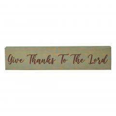 85402-Give-Thanks-To-The-Lord-Green-Base-MDF-Sign-3x14-image-2