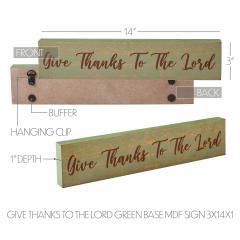 85402-Give-Thanks-To-The-Lord-Green-Base-MDF-Sign-3x14-image-5