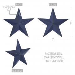 85043-Faceted-Metal-Star-Navy-Wall-Hanging-8x8-image-5