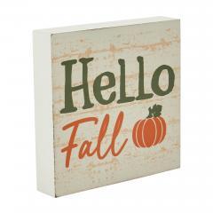 85409-Hello-Fall-Pumpkin-Cream-Base-MDF-Sign-5x5-image-4