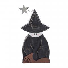 85472-Witch-w-Broom-Wooden-Figurine-10x5.5x1.5-image-2