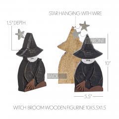 85472-Witch-w-Broom-Wooden-Figurine-10x5.5x1.5-image-5