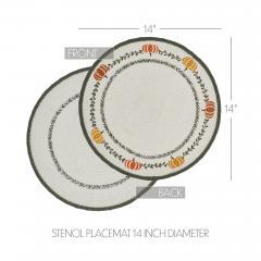 85509-Pumpkin-Bounty-Stencil-Placemat-14-inch-Diameter-image-4