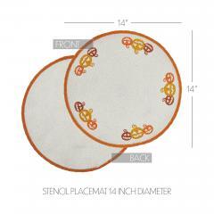 85519-Country-Halloween-Stencil-Placemat-14-inch-Diameter-image-4