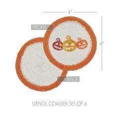 85520-Country-Halloween-Stencil-Coaster-Set-of-6-image-5