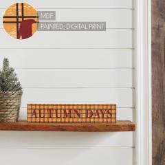 85412-Autumn-Days-Burgundy-on-Mustard-Base-MDF-Sign-3x14-image-6
