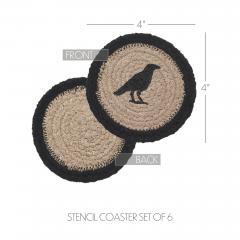 85535-Raven-Harvest-Stencil-Coaster-Set-of-6-image-5