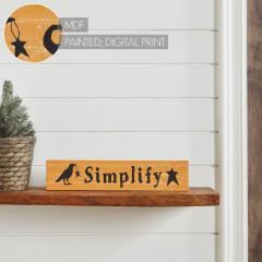 85416-Simplify-Prim-Stars-w-Raven-Mustard-Base-MDF-Sign-2.75x13-image-6