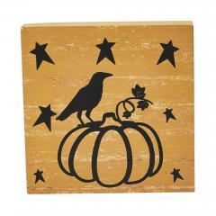 85413-Prim-Stars-Pumpkin-Raven-Mustard-Base-MDF-Sign-5x5-image-2