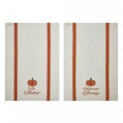 85565-Harvest-Blessings-Pumpkin-Tea-Towel-Set-of-2-19x28-image-2