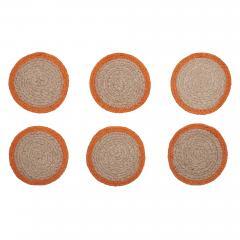 85568-Harvest-Blessings-Natural-Stencil-Pumpkin-Coaster-Set-of-6-image-3