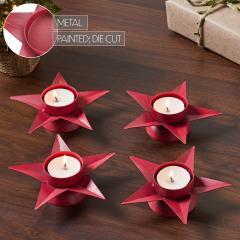 85294-Tealight-Holder-Star-Barn-Red-Set-of-4-1.5x5x5-image-6
