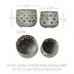 85306-Votive-Candle-Holder-Stars-Antique-Grey-Set-of-2-image-5