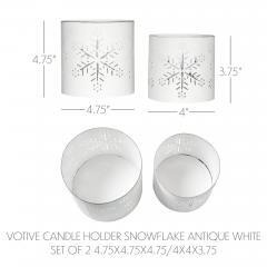 85310-Votive-Candle-Holder-Snowflake-Antique-White-Set-of-2-image-6