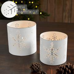 85310-Votive-Candle-Holder-Snowflake-Antique-White-Set-of-2-image-7
