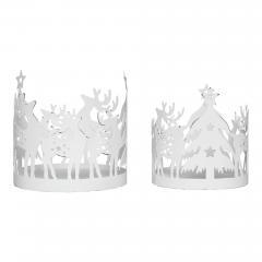 85312-Votive-Candle-Holder-Reindeer-Antique-White-Set-of-2-image-2