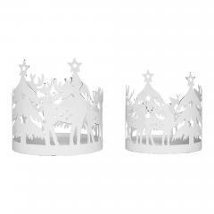 85312-Votive-Candle-Holder-Reindeer-Antique-White-Set-of-2-image-4