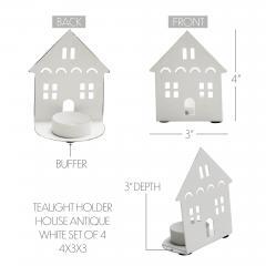 85315-Tealight-Holder-House-Antique-White-Set-of-4-4.5x3.75x2.25-image-5