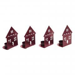 85316-Tealight-Holder-House-Burgundy-Set-of-4-4.5x3.75x2.25-image-4