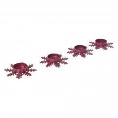 85319-Tealight-Holder-Snowflake-Burgundy-Set-of-4-0.6x4.13x4.13-image-4