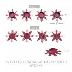 85319-Tealight-Holder-Snowflake-Burgundy-Set-of-4-0.6x4.13x4.13-image-5