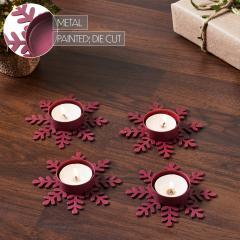 85319-Tealight-Holder-Snowflake-Burgundy-Set-of-4-0.6x4.13x4.13-image-6