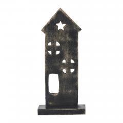 85328-Wooden-Saltbox-House-w-Star-Dark-Brown-11.5x5x2-image-3