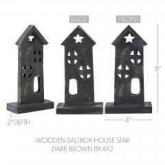 85329-Wooden-Saltbox-House-w-Star-Dark-Brown-8x4x2-image-5