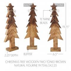 85330-Christmas-Tree-Wooden-Two-Toned-Brown-Natural-Figurine-19.75x6.5x2.25-image-5