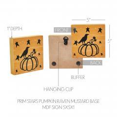 85413-Prim-Stars-Pumpkin-Raven-Mustard-Base-MDF-Sign-5x5-image-5