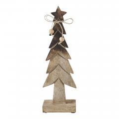 85332-Christmas-Tree-Wooden-Two-Toned-Brown-Natural-Figurine-11.75x3.75x2.75-image-2