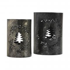 85336-Votive-Candle-Holder-Christmas-Tree-Wreath-Set-of-2-image-3