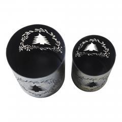 85336-Votive-Candle-Holder-Christmas-Tree-Wreath-Set-of-2-image-4