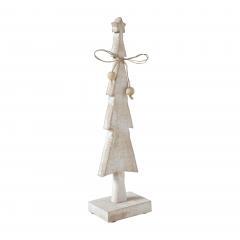 85342-Star-Top-Christmas-Tree-Narrow-White-Wooden-Figurine-12.5x3.25x2.25-image-4