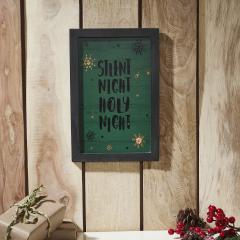 85354-Silent-Night-Holy-Night-Framed-Wall-Hanging-Sign-12x8-image-2