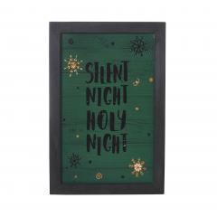 85354-Silent-Night-Holy-Night-Framed-Wall-Hanging-Sign-12x8-image-3